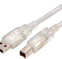 Кабель Telecom USB2.0 AM/BM 1.8m прозрачная изоляция (VUS6900T-1.8MTP)