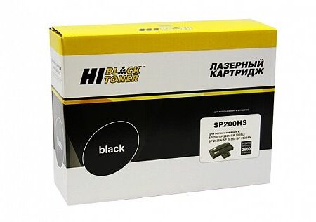 Картридж Hi-Black (HB-SP200HS) для Ricoh Aficio SP 200N/SP202SN/SP203SFN, 2,6K