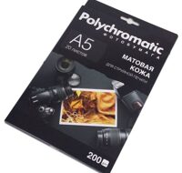 Фотобумага A4 матовая КОЖА 200г/м 20л. Polychromatic