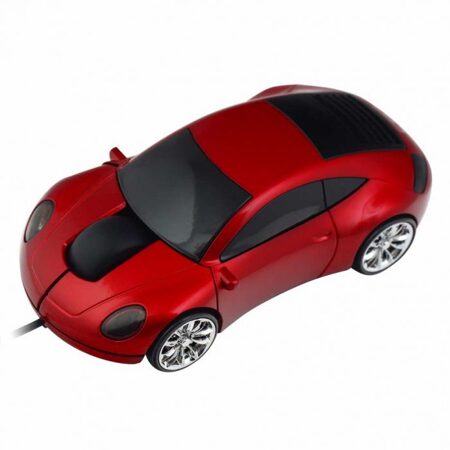 Мышь сувенирная CBR MF-500 Lazaro Red, 800dpi, игр.автомобиль, подсветка, кабель 1,4м, USB